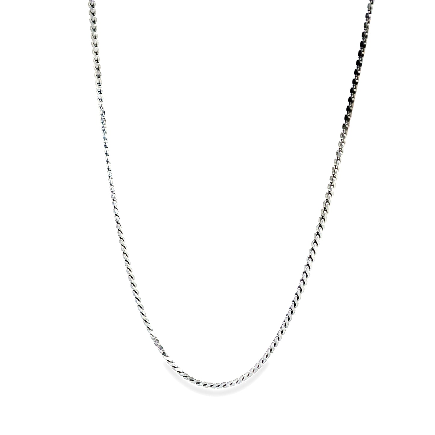 Silver Twisted Rope Chain