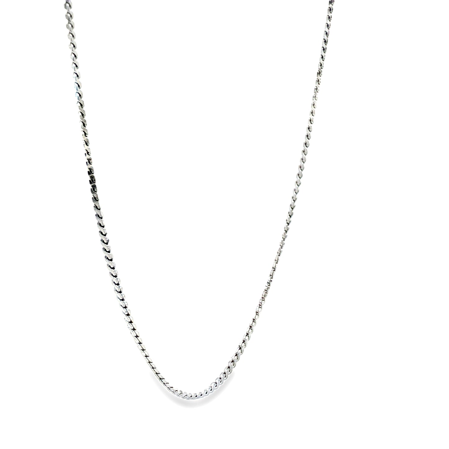 Silver Twisted Rope Chain