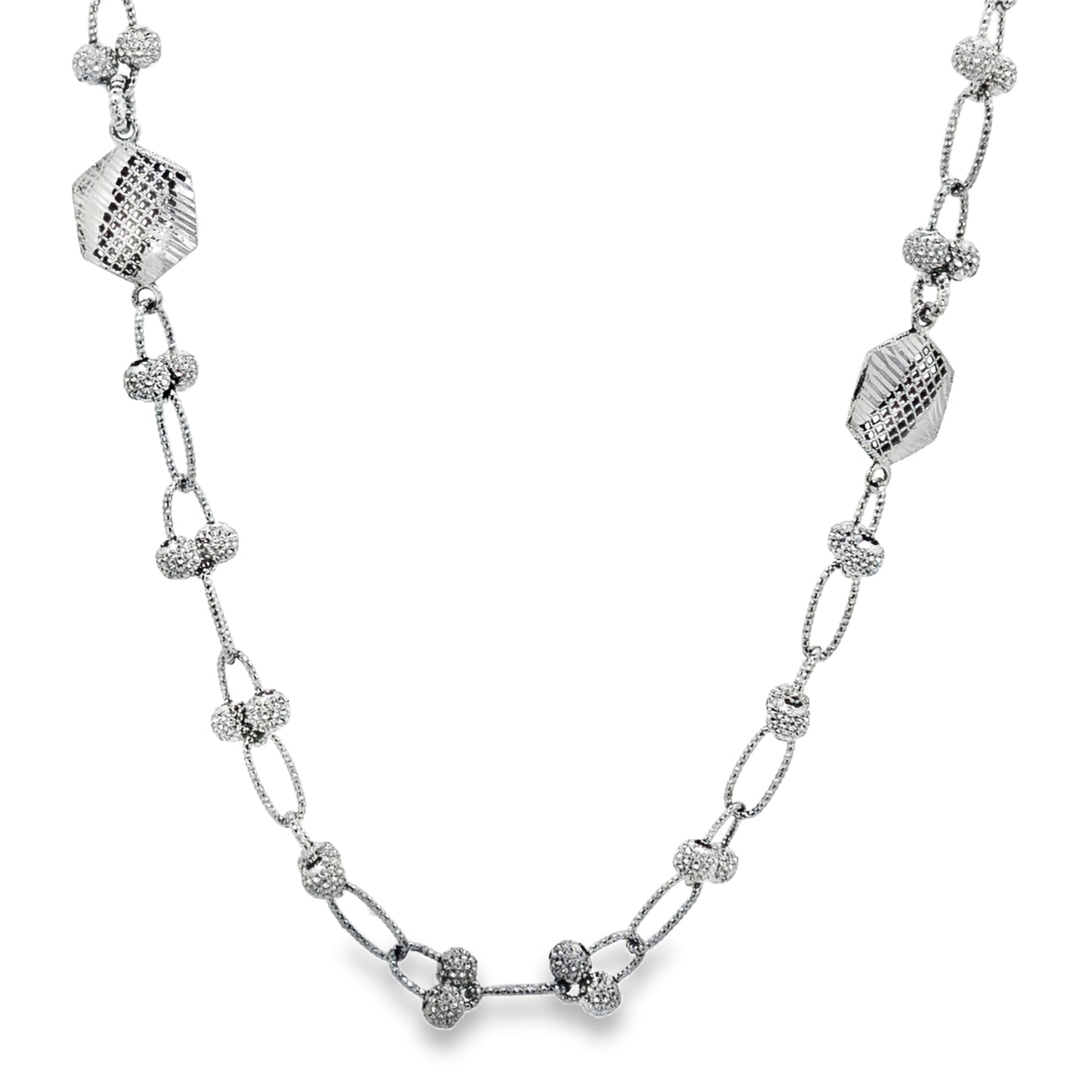 Geometric Beaded Designer Chain