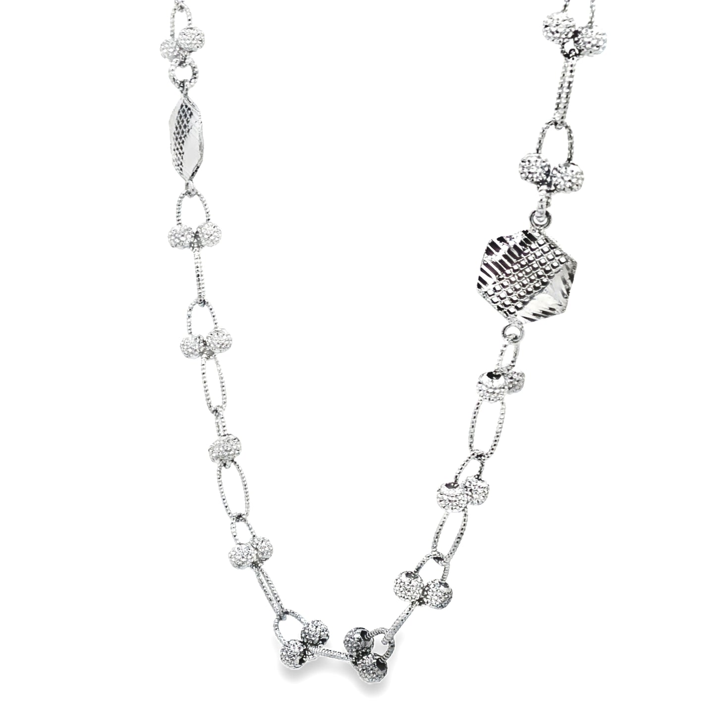 Geometric Beaded Designer Chain