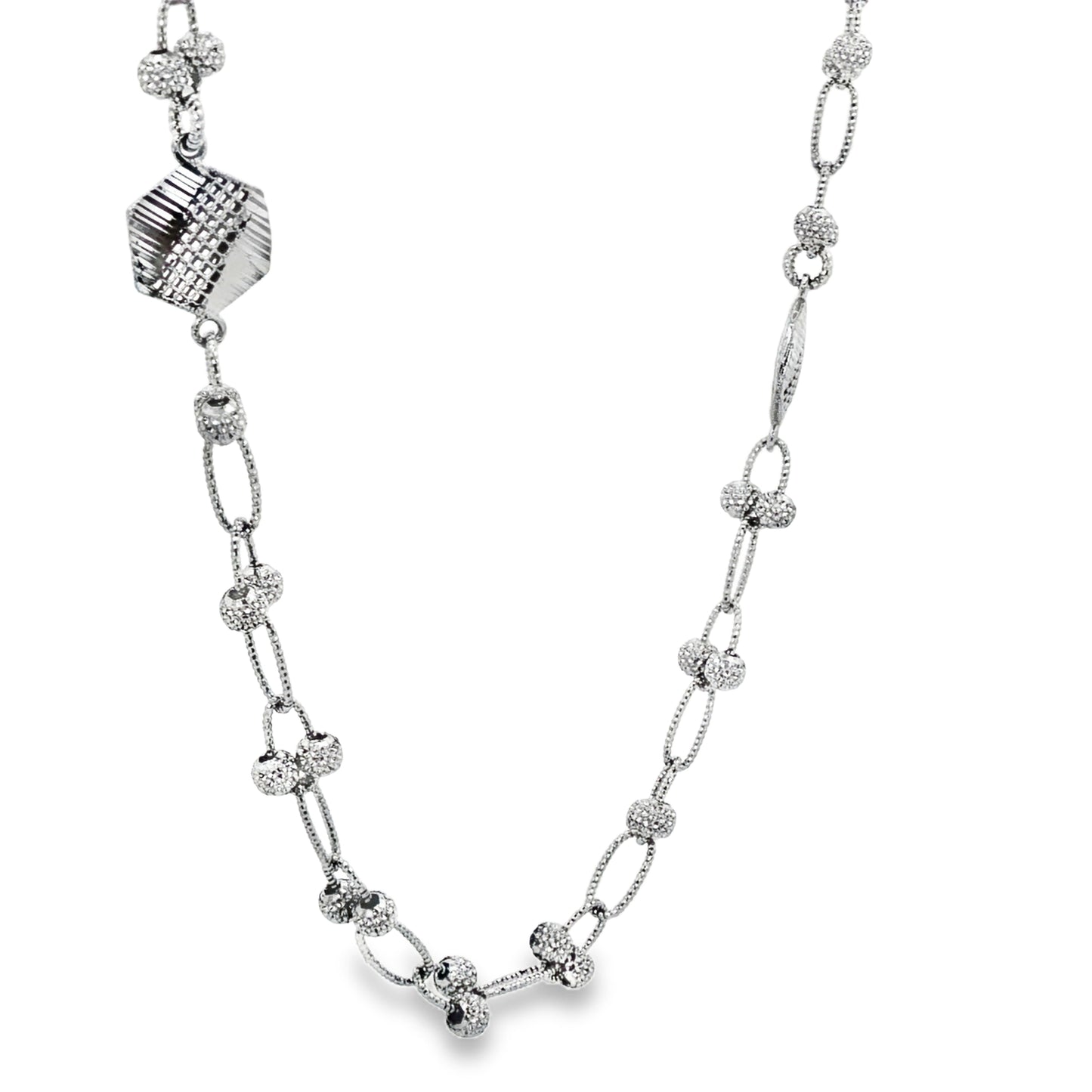 Geometric Beaded Designer Chain
