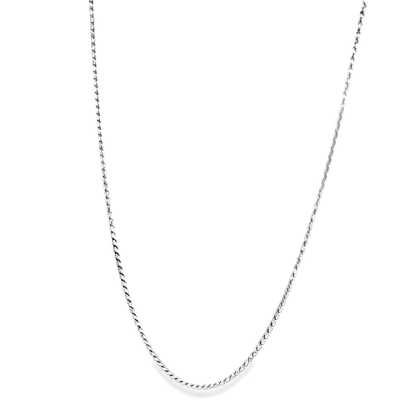 Silver Twisted Rope Chain