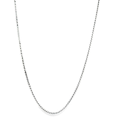Silver Twisted Rope Chain