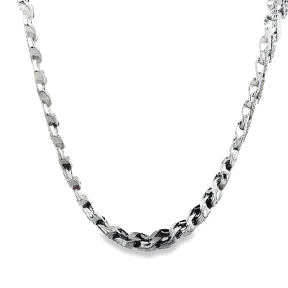 Classic Silver Curb Chain
