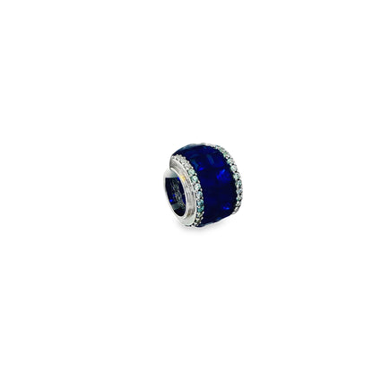 Royal Blue Enamel Charm