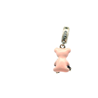 Pink Teddy Bear Charm