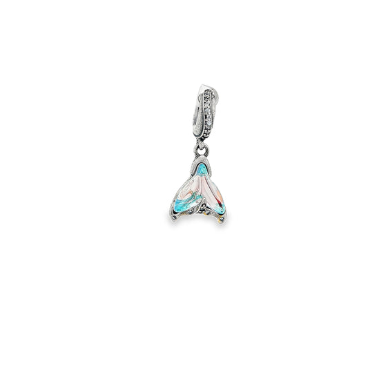 Blue & Pink Enamel Dress Charm