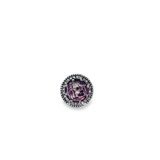 Elegant Pink Crystal Charm