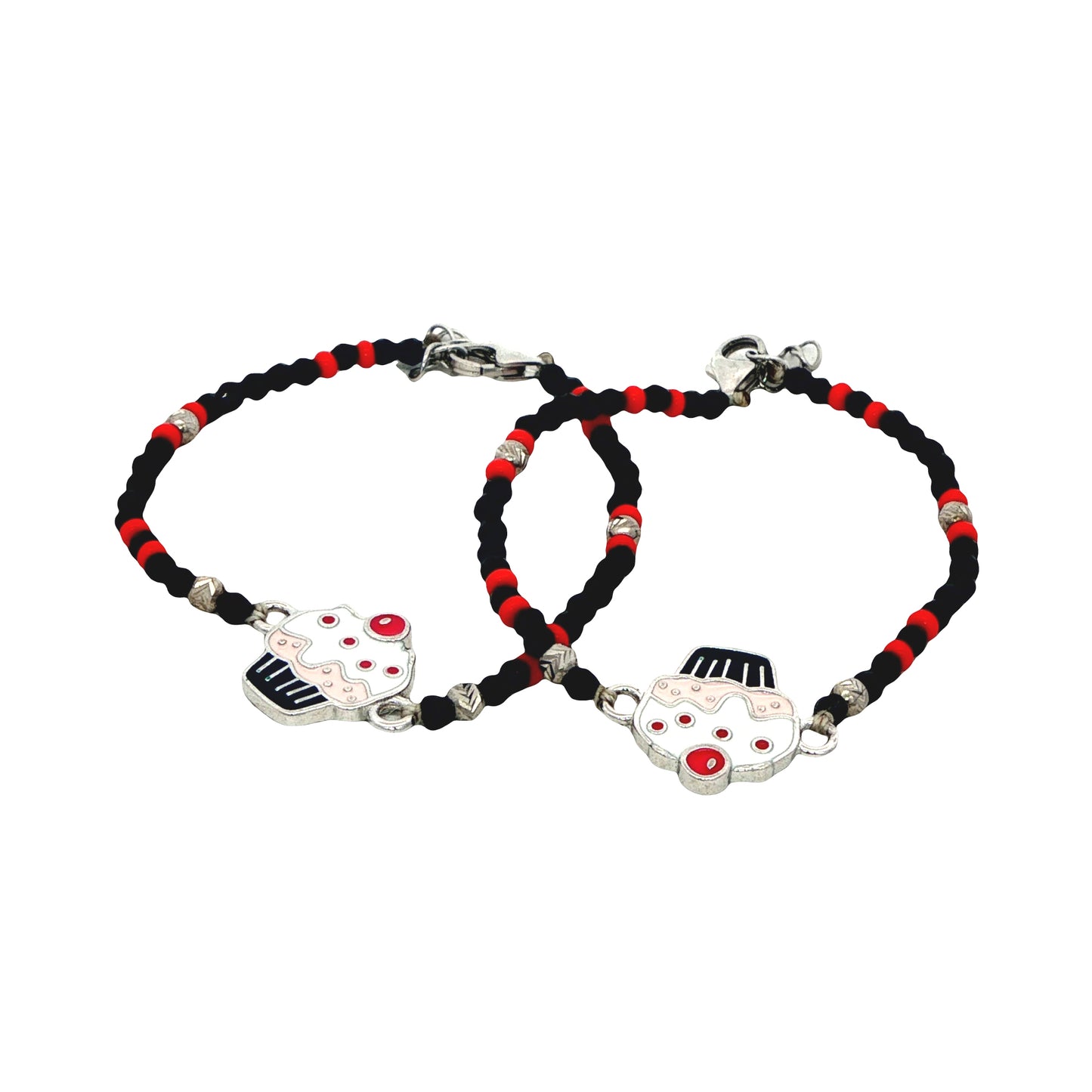 925 Sterling Silver Kids Nazariya Bracelet Pair