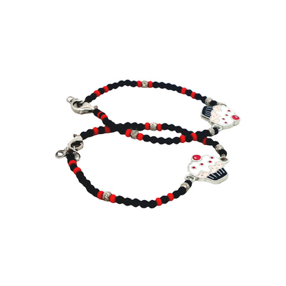 925 Sterling Silver Kids Nazariya Bracelet Pair