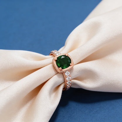 Verdant Elegance Diamond Ring