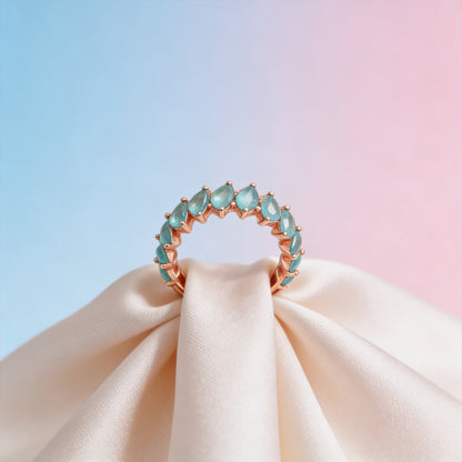 Celeste Drop Statement Band