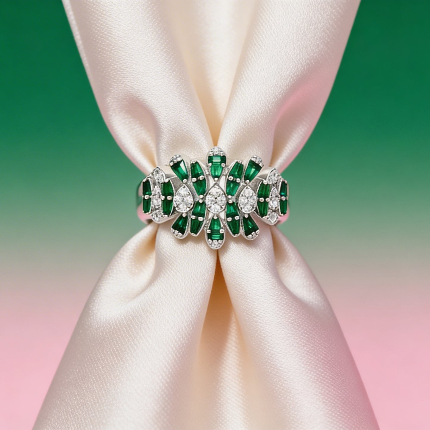 Emerald Royale Statement Ring