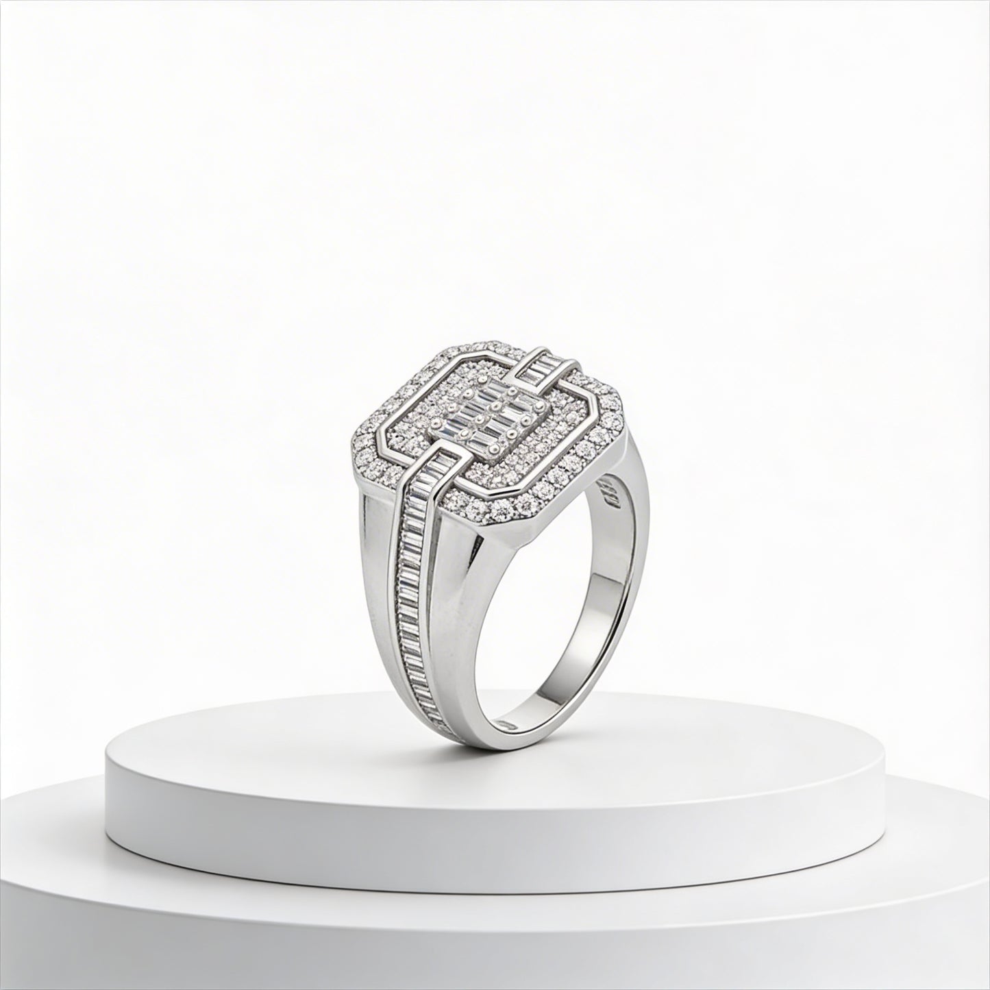 Imperial Baguette Diamond Statement Ring