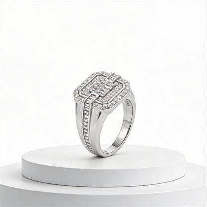 Imperial Baguette Diamond Statement Ring