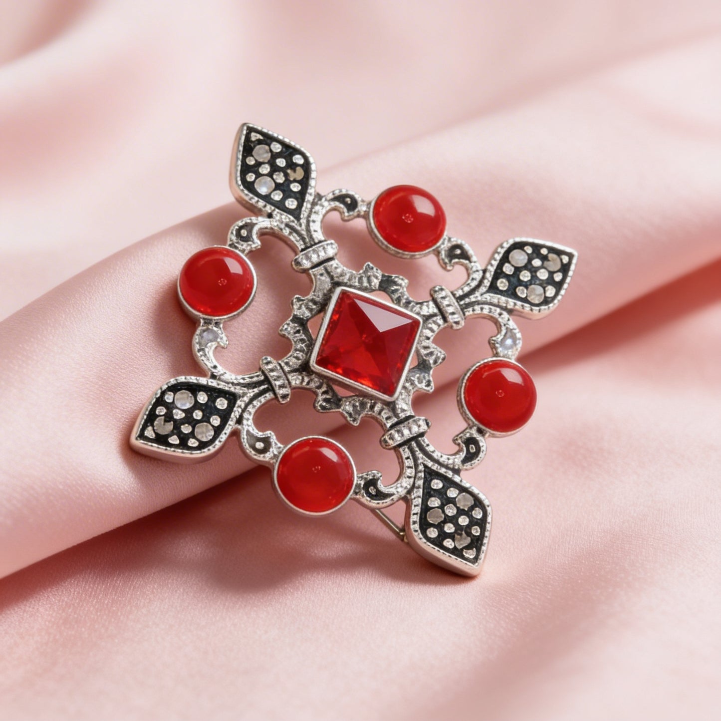 Crimson Royale Heritage Brooch