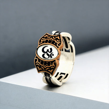 Om Sacred Aura Ring