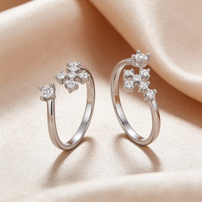 Floral Spark Wrap Toe Ring