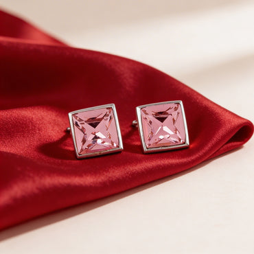 Blush Prism Stud Earrings