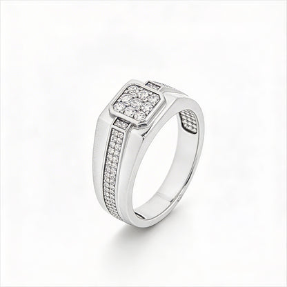 Royal Cluster Diamond Ring
