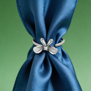 Petal Poise Open Ring