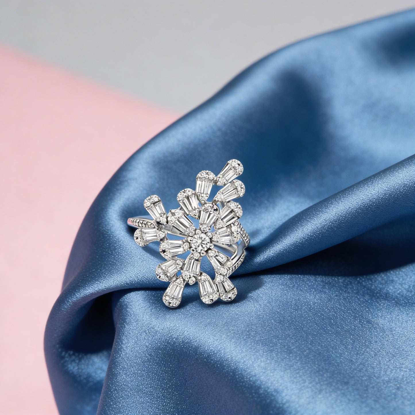 Radiant Burst Statement Ring