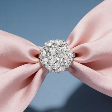 Celestial Diamond Cluster Ring