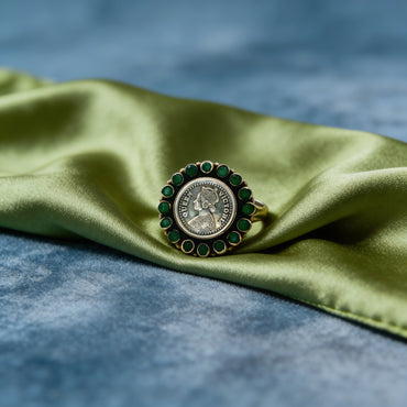 Vintage Victoria Coin Ring
