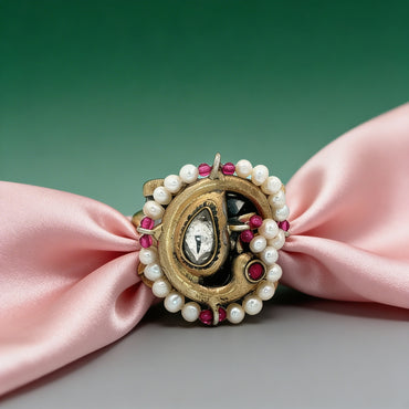 Antique Paisley Pearl Ring