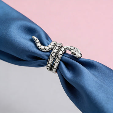 Serpent Coil Statement Ring