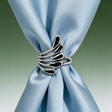 Silver Wave Sculpt Ring