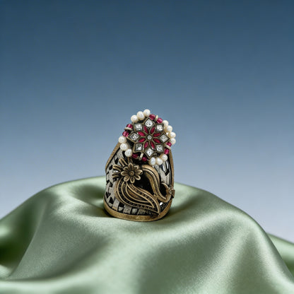 Royal Peacock Heritage Ring