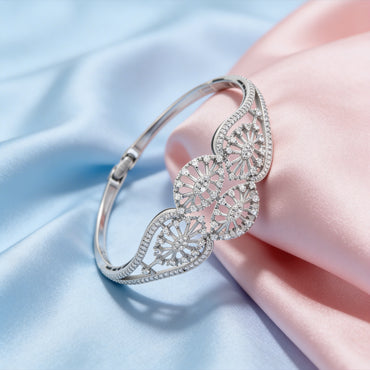 Ethereal Leaf Diamond Bracelet
