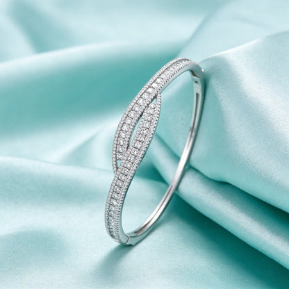 Ethereal Wave Diamond Bracelet