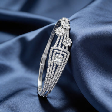 Celeste Floral Diamond Bracelet