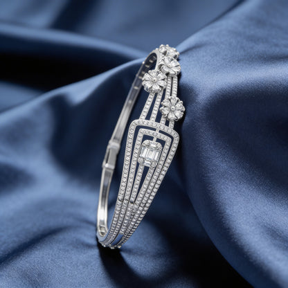 Celeste Floral Diamond Bracelet