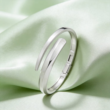 Infinity Curve Open Bracelet