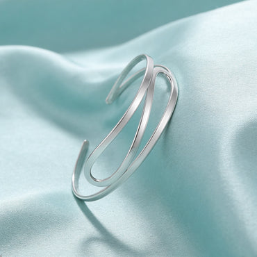 Dual Flow Open Cuff Bracelet