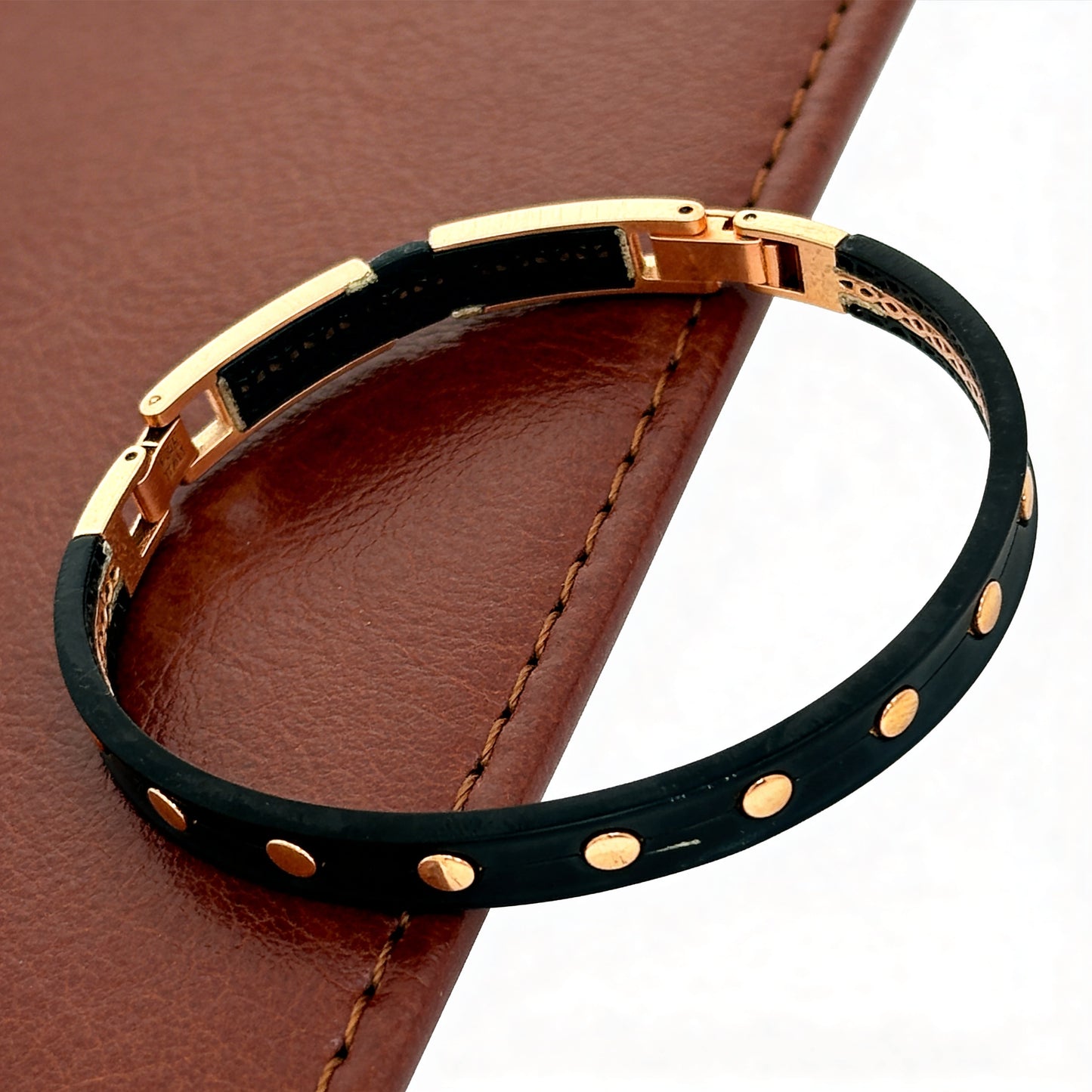 Midnight Stud Luxe Men’s Bracelet