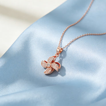 Flora Sparkle Pendant Necklace