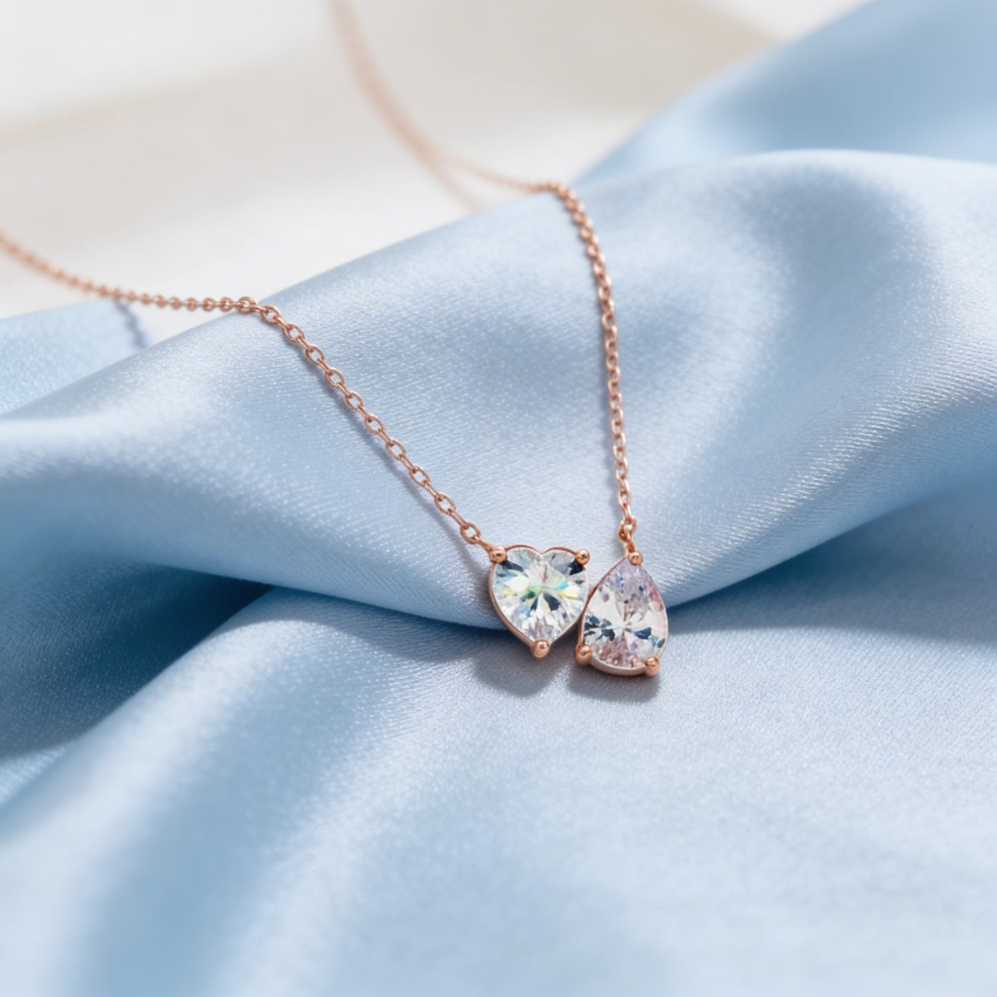 Twin Heart Radiance Pendant”