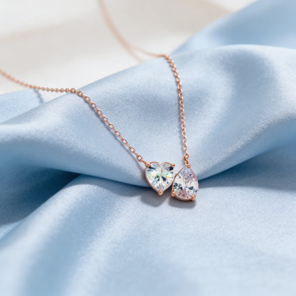 Twin Heart Radiance Pendant”