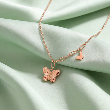 Flutter Charm Butterfly Necklace