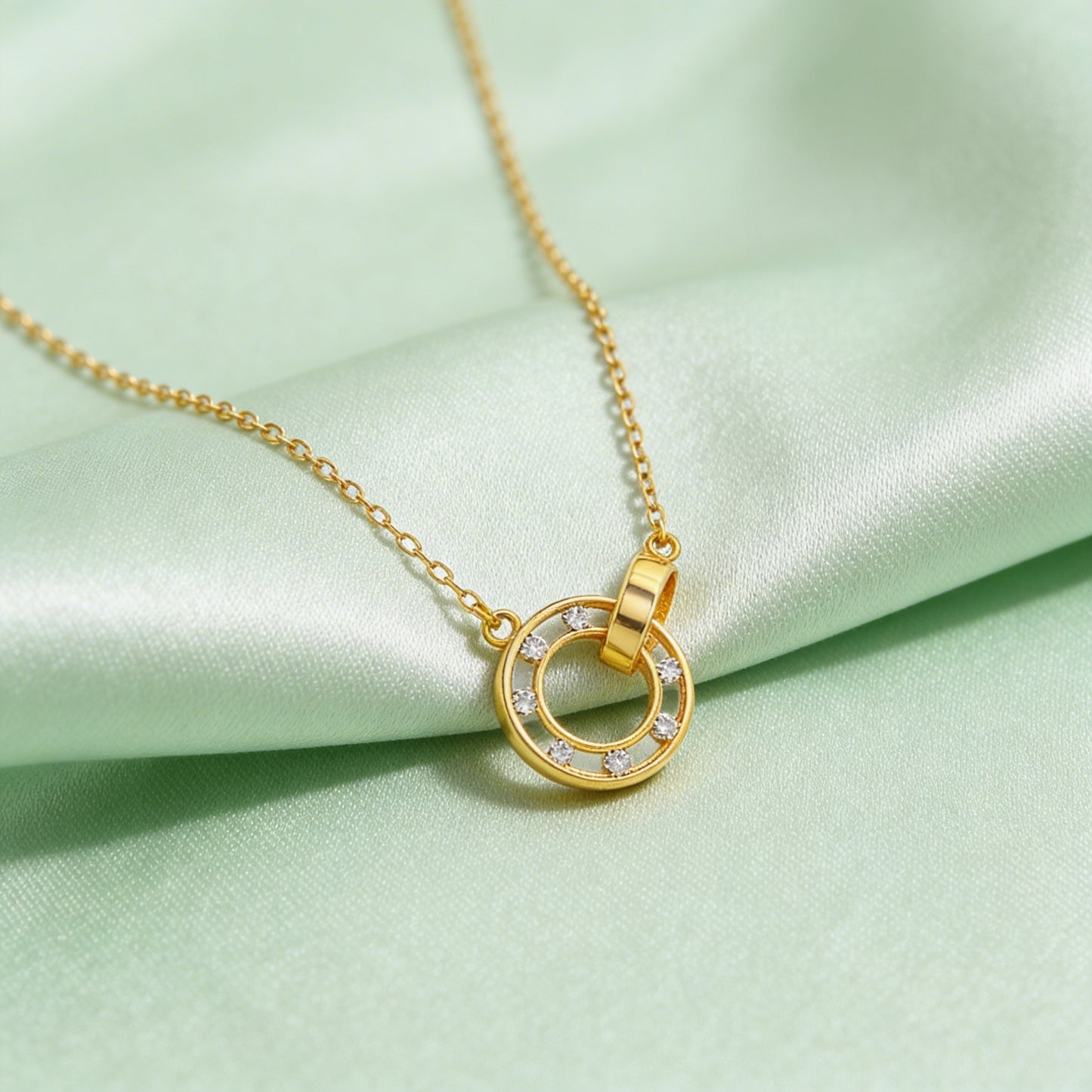 Eternal Circle Duo Pendant