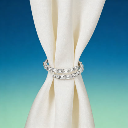 Dual Line Baguette Wrap Ring