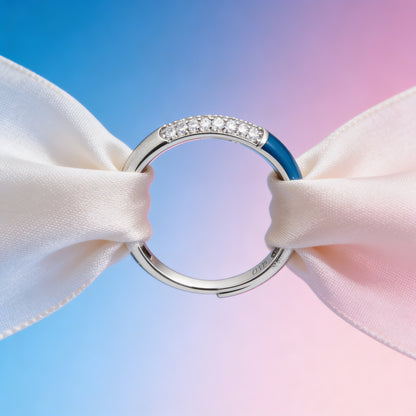 Azure Curve Diamond Ring