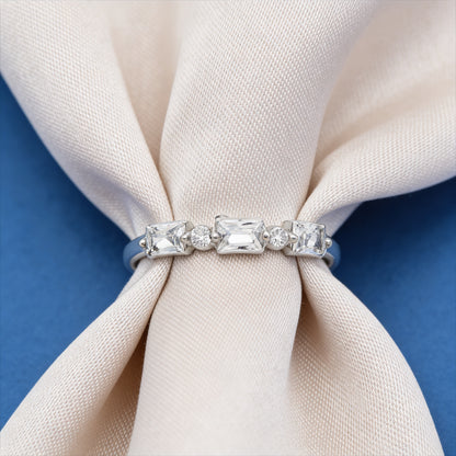 Radiant Cluster Elegance Ring