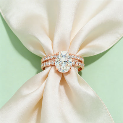 Celestial Duo Oval Ring