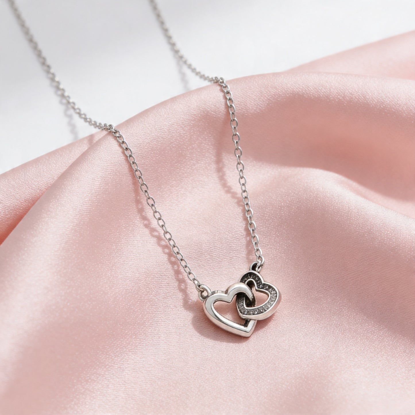 Eternal Bond Twin Heart Pendant