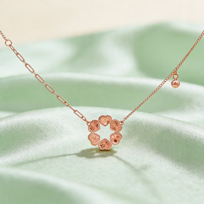 Celestial Bloom Halo Pendant